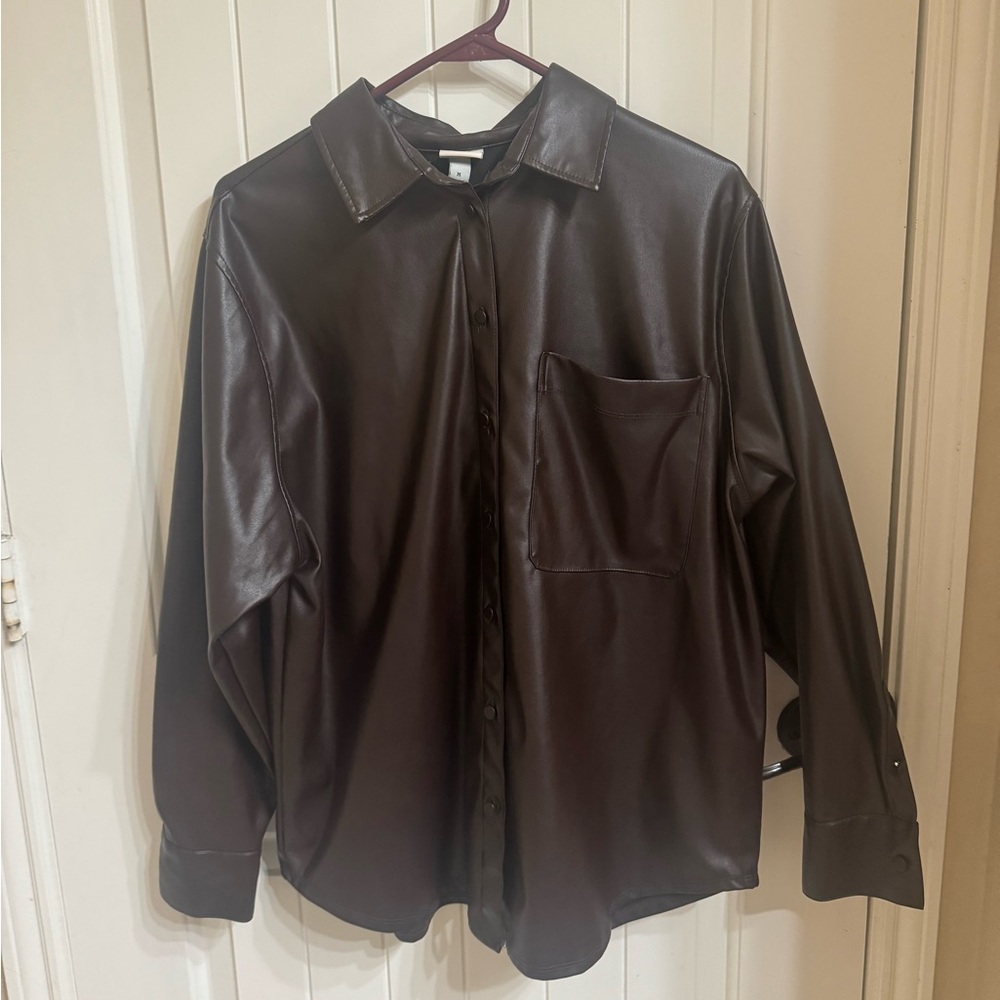 DARK BROWN | BUTTON DOWN | WORN